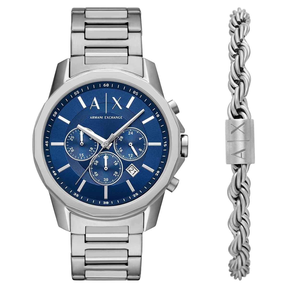 Armani Exchange Машки Накит Нараквица AX7176SET
